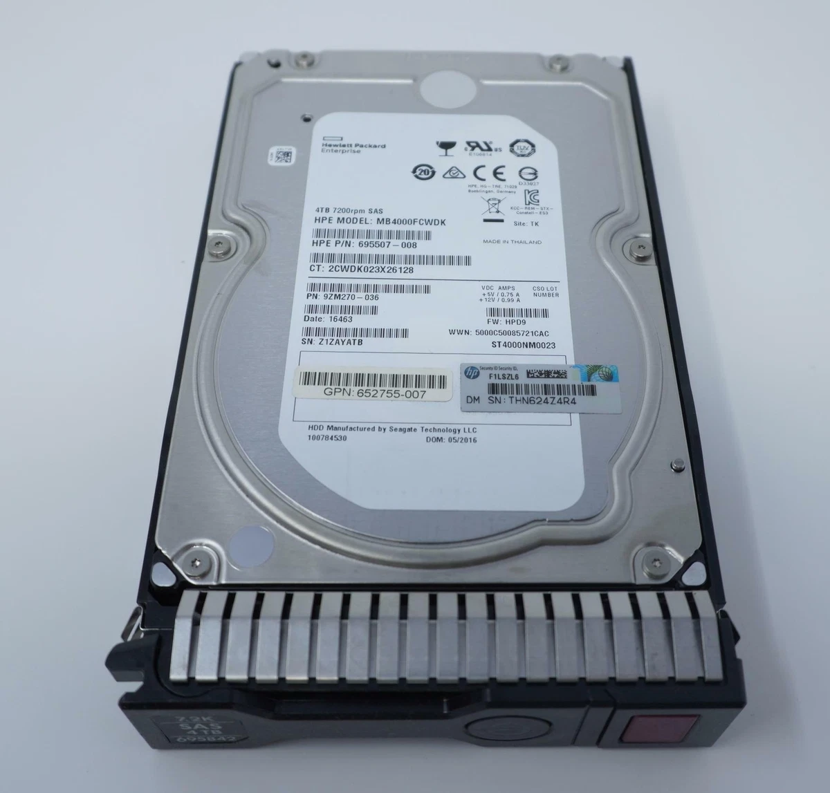 HDD HPE 4TB SAS 12G 7.2K