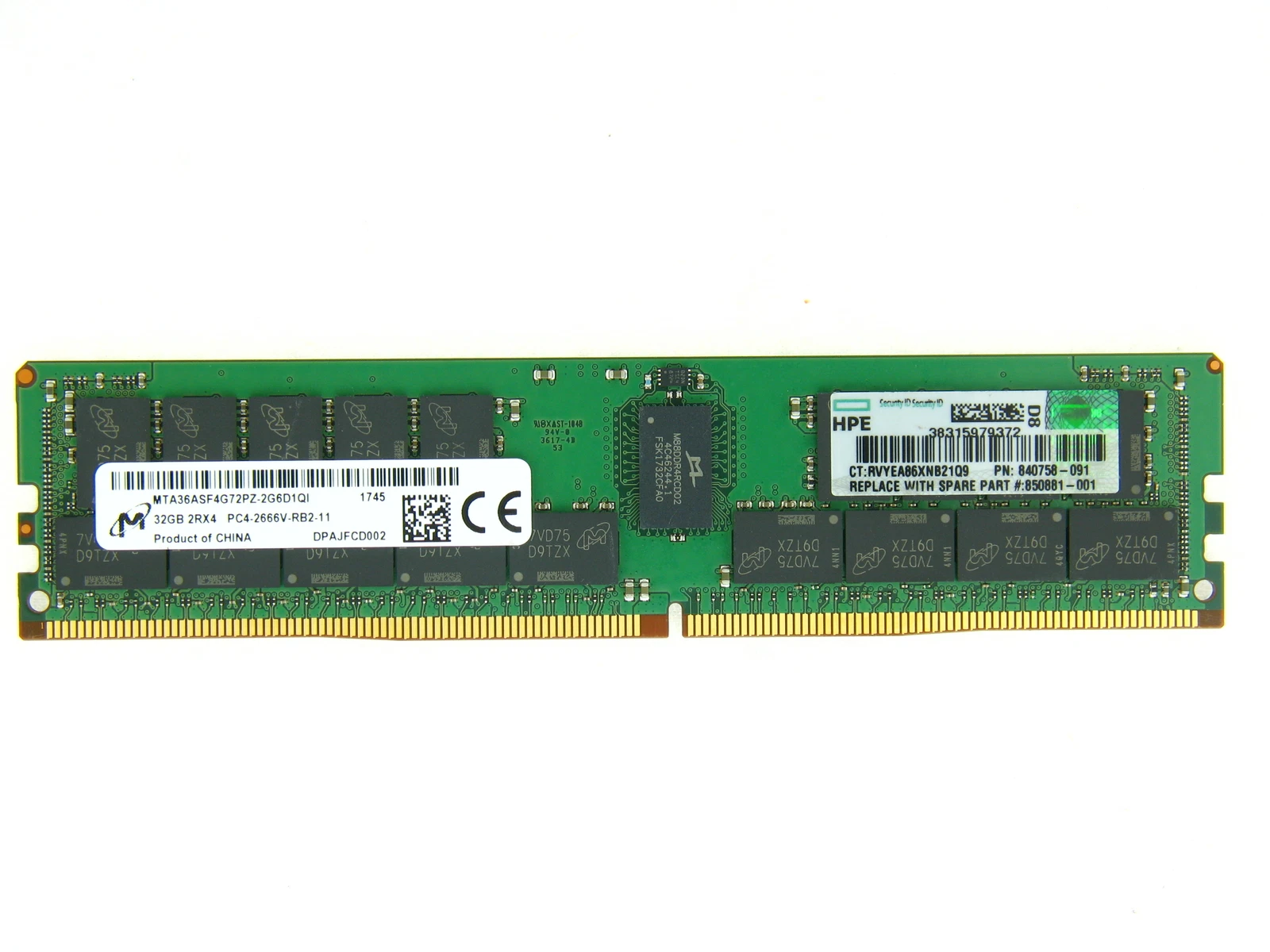 RAM HPE 32GB DDR4 2666 ECC RDIMM